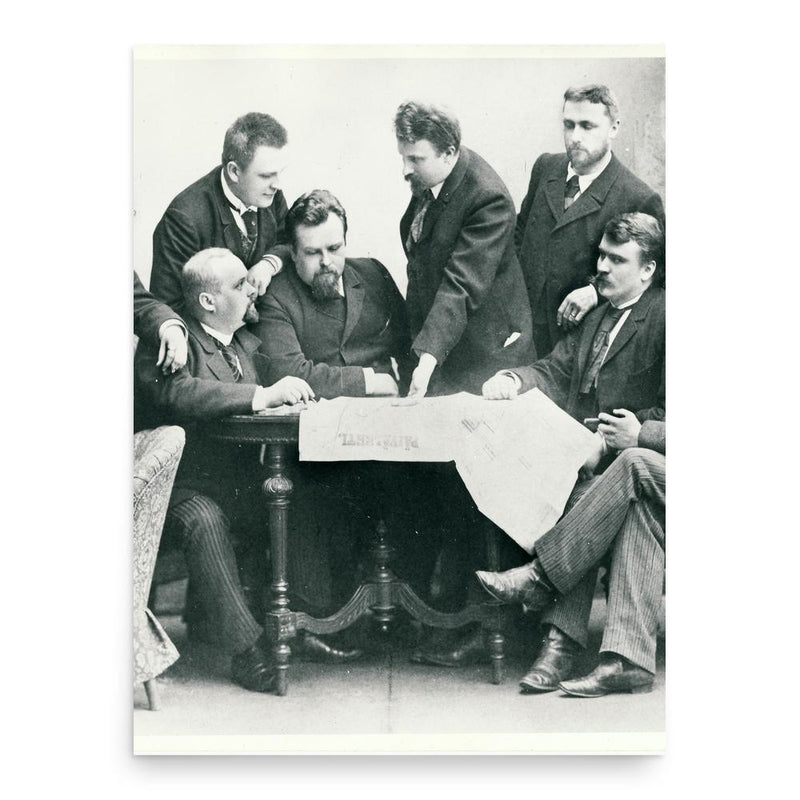 Eero Erkko poster print, in size 18x24 inches.