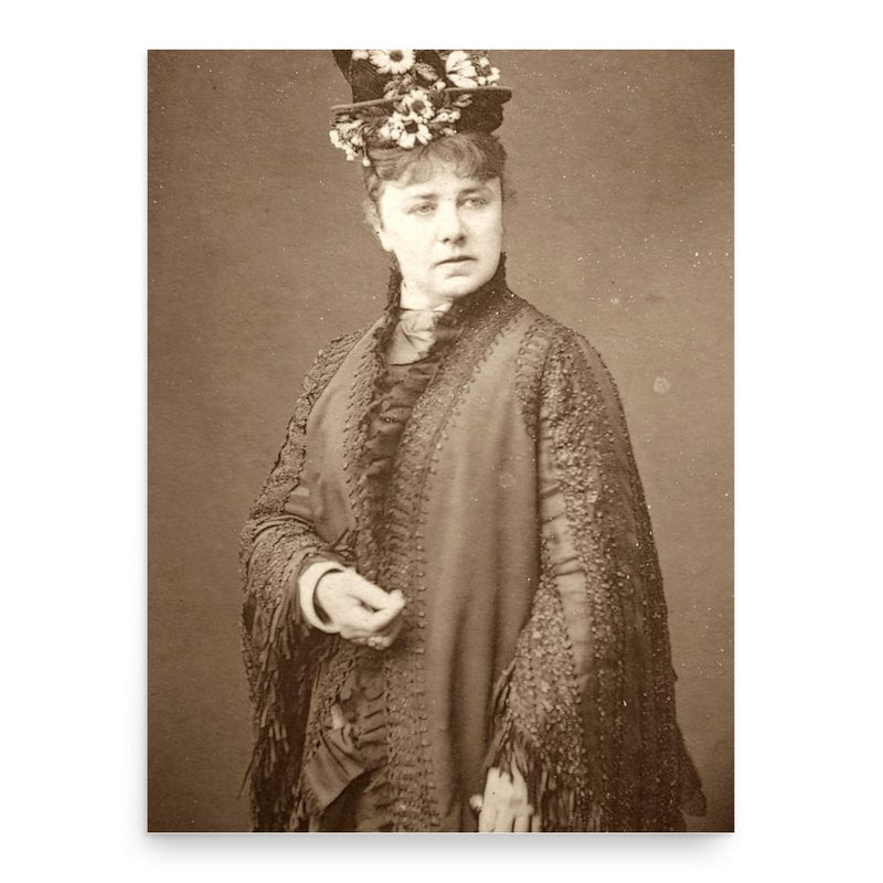 Effie Bancroft poster print, in size 18x24 inches.