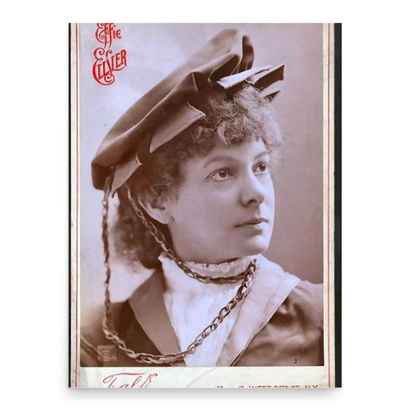 Effie Ellsler poster print, in size 18x24 inches.