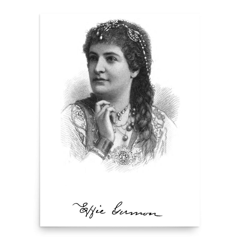 Effie Germon poster print, in size 18x24 inches.