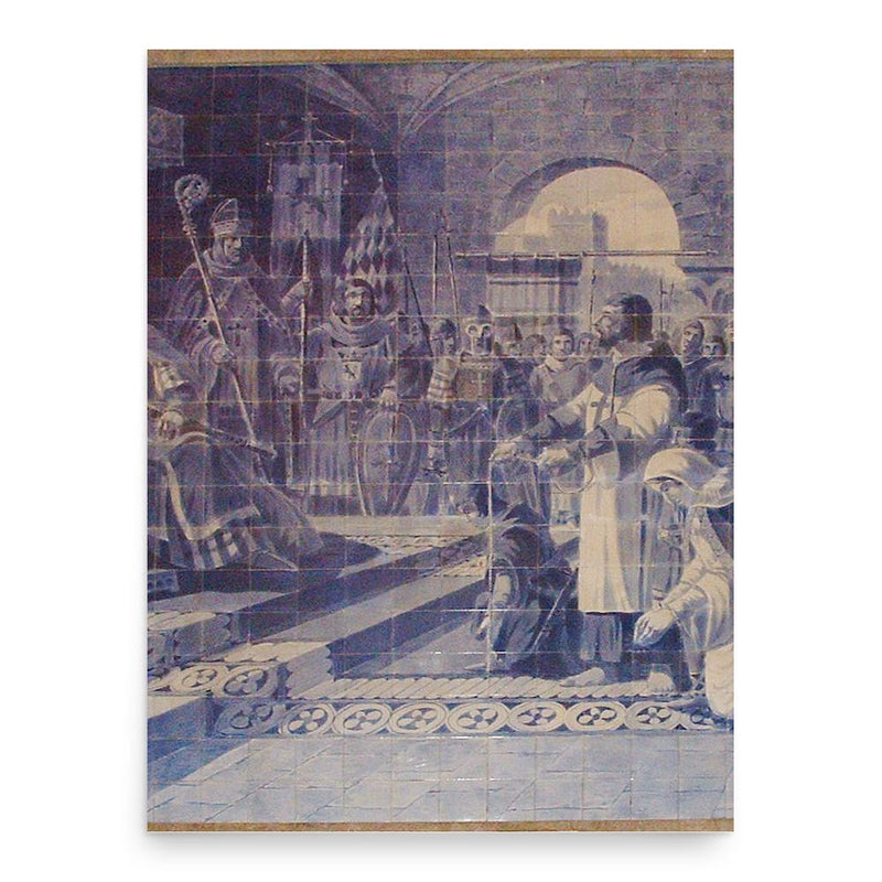 Egas Moniz o Aio poster print, in size 18x24 inches.