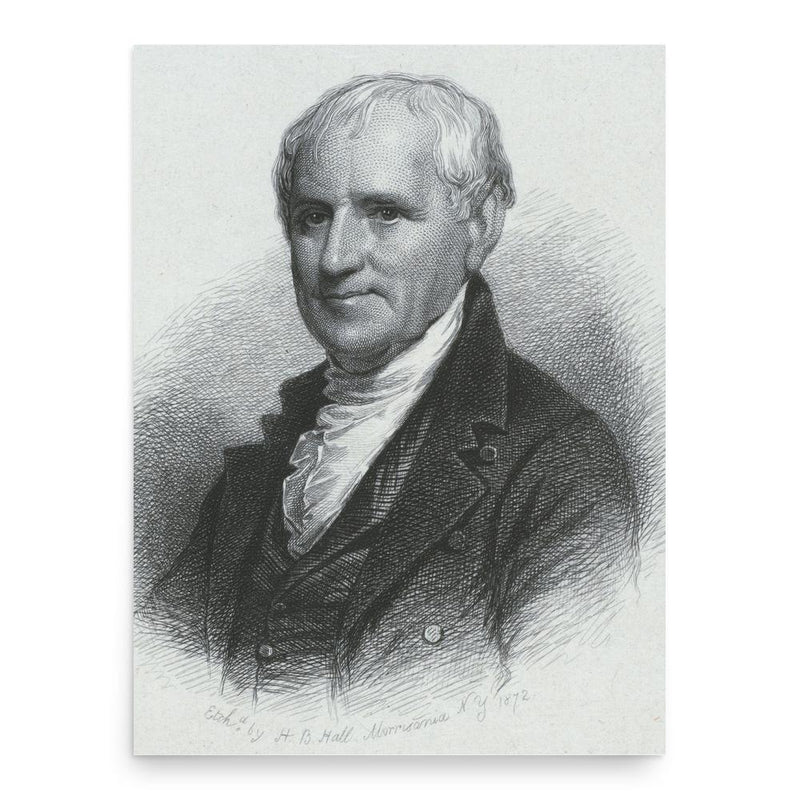 Egbert Benson poster print, in size 18x24 inches.