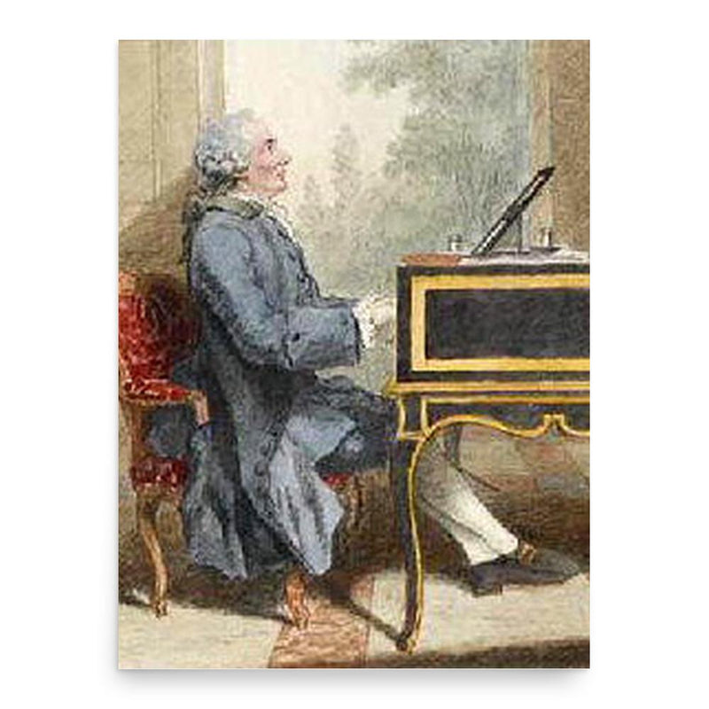 Egidio Duni poster print, in size 18x24 inches.