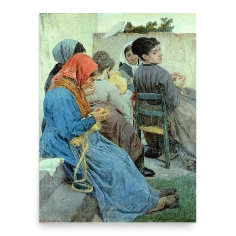 Egisto Ferroni poster print, in size 18x24 inches.