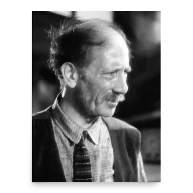 Egon Brecher poster print, in size 18x24 inches.