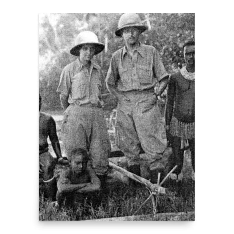 Egon Freiherr von Eickstedt poster print, in size 18x24 inches.