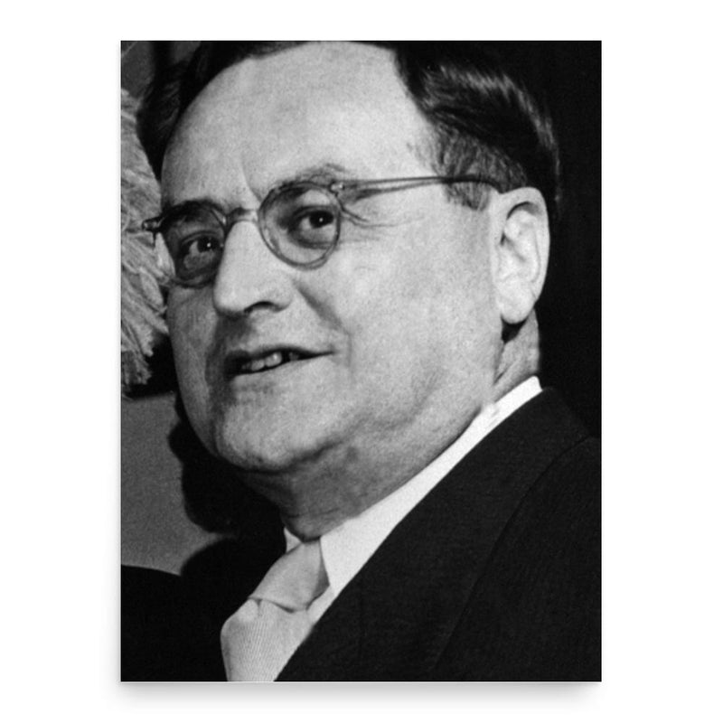 Egon Hilbert poster print, in size 18x24 inches.