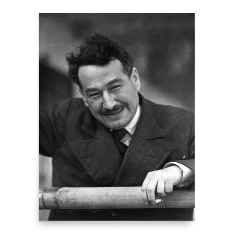 Egon Kisch poster print, in size 18x24 inches.