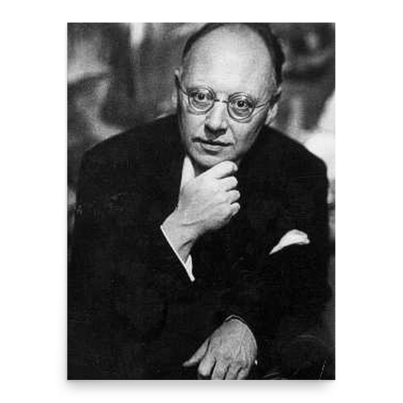 Egon Petri poster print, in size 18x24 inches.