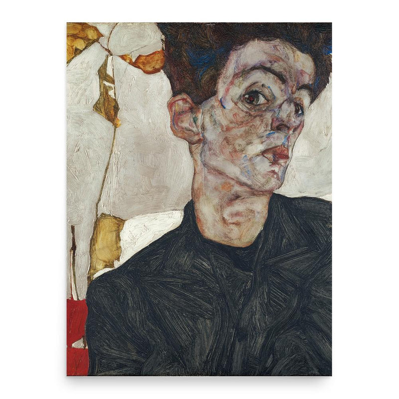 Egon Schiele poster print, in size 18x24 inches.