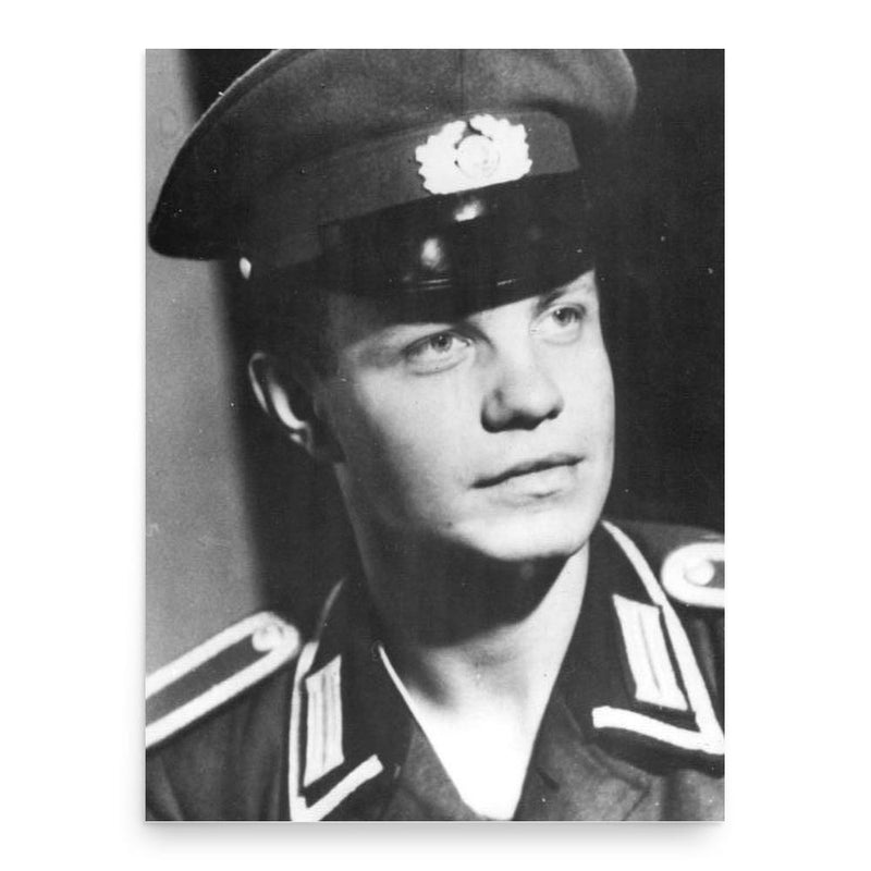 Egon Schultz poster print, in size 18x24 inches.