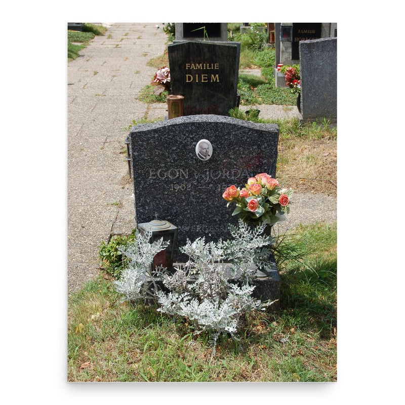 Egon von Jordan poster print, in size 18x24 inches.