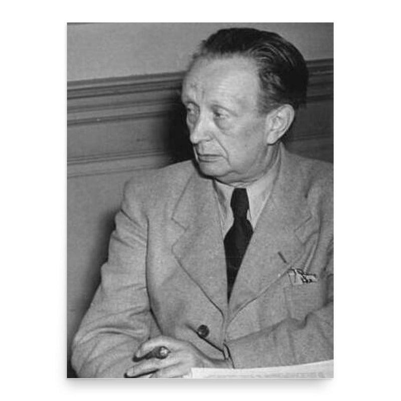 Ehm Welk poster print, in size 18x24 inches.