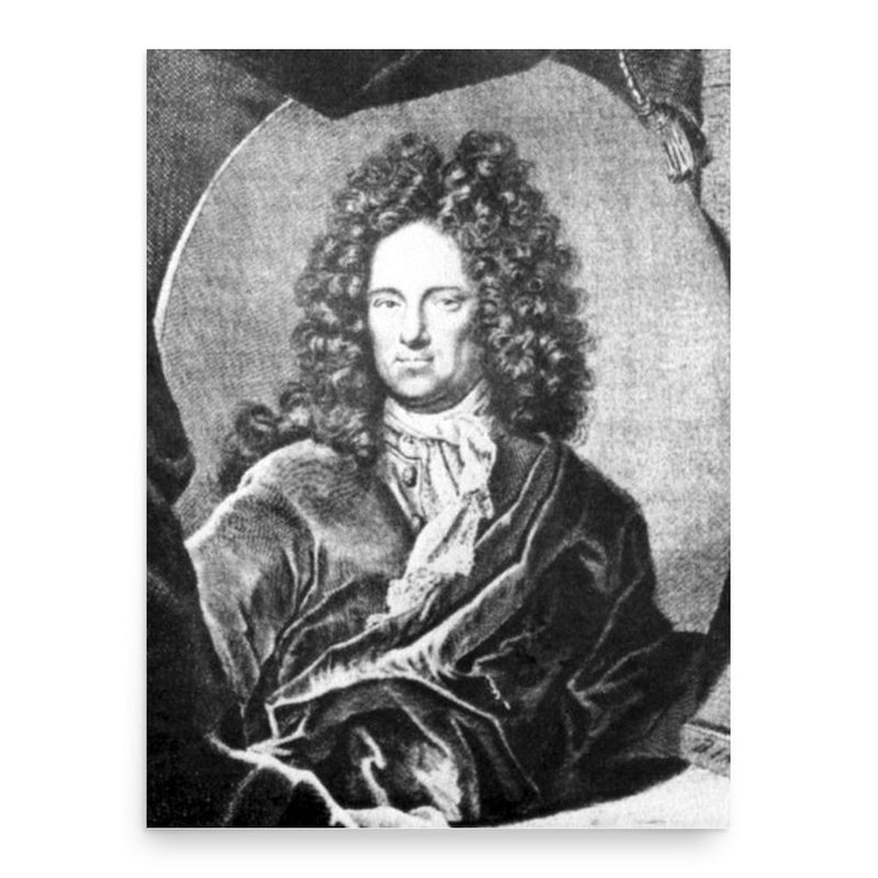 Ehrenfried Walther von Tschirnhaus poster print, in size 18x24 inches.