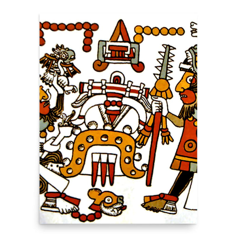 Eight Deer Jaguar Claw poster print, in size 18x24 inches.