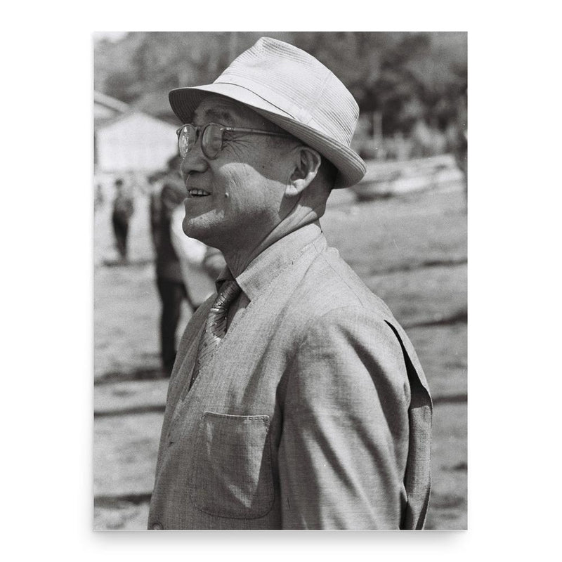 Eiji Tsuburaya poster print, in size 18x24 inches.