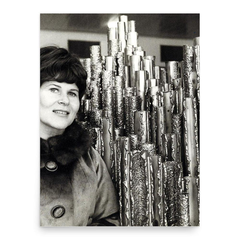 Eila Hiltunen poster print, in size 18x24 inches.