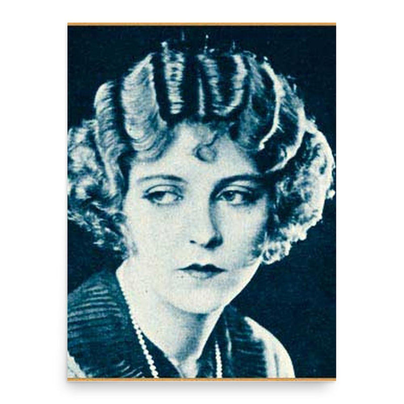 Eileen Percy poster print, in size 18x24 inches.