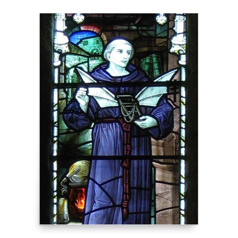 Eilmer of Malmesbury poster print, in size 18x24 inches.