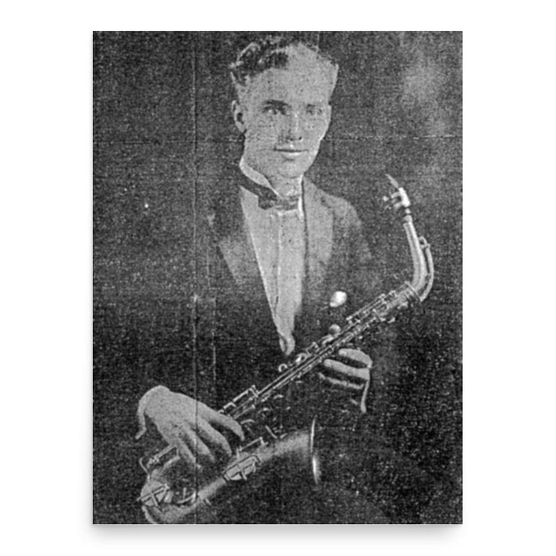 Einar Aaron Swan poster print, in size 18x24 inches.