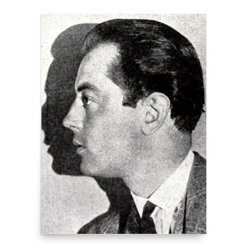 Einar Hanson poster print, in size 18x24 inches.