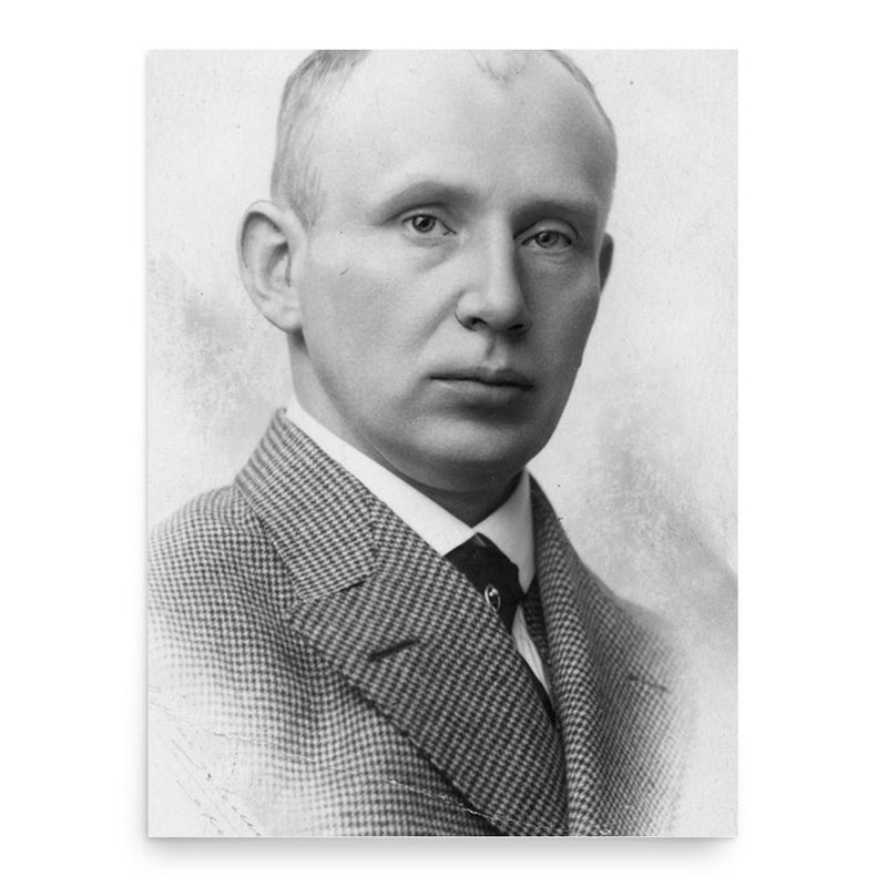 Einar Li poster print, in size 18x24 inches.