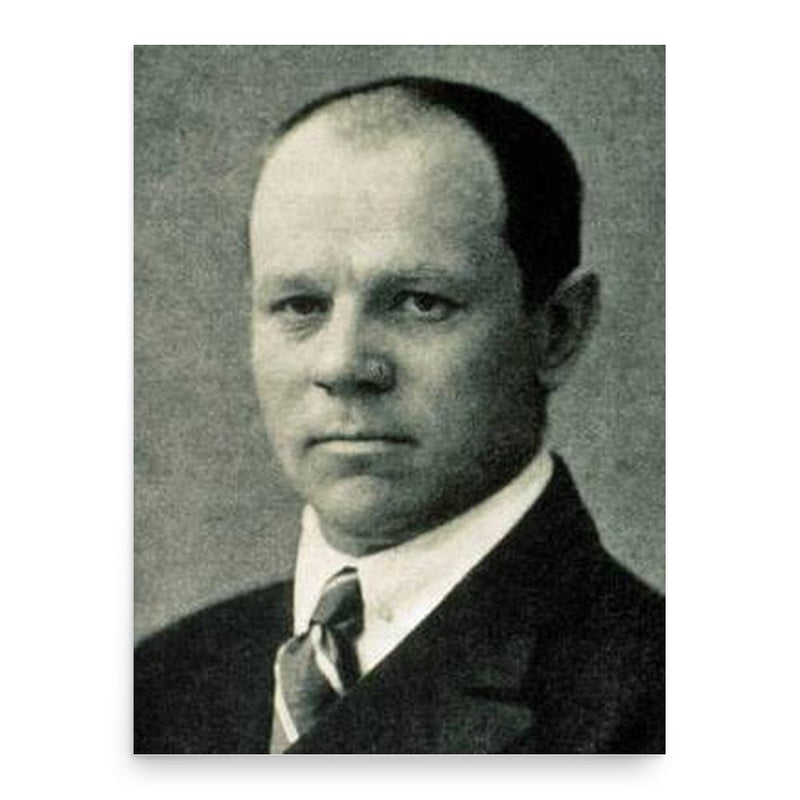 Einar Naumann poster print, in size 18x24 inches.