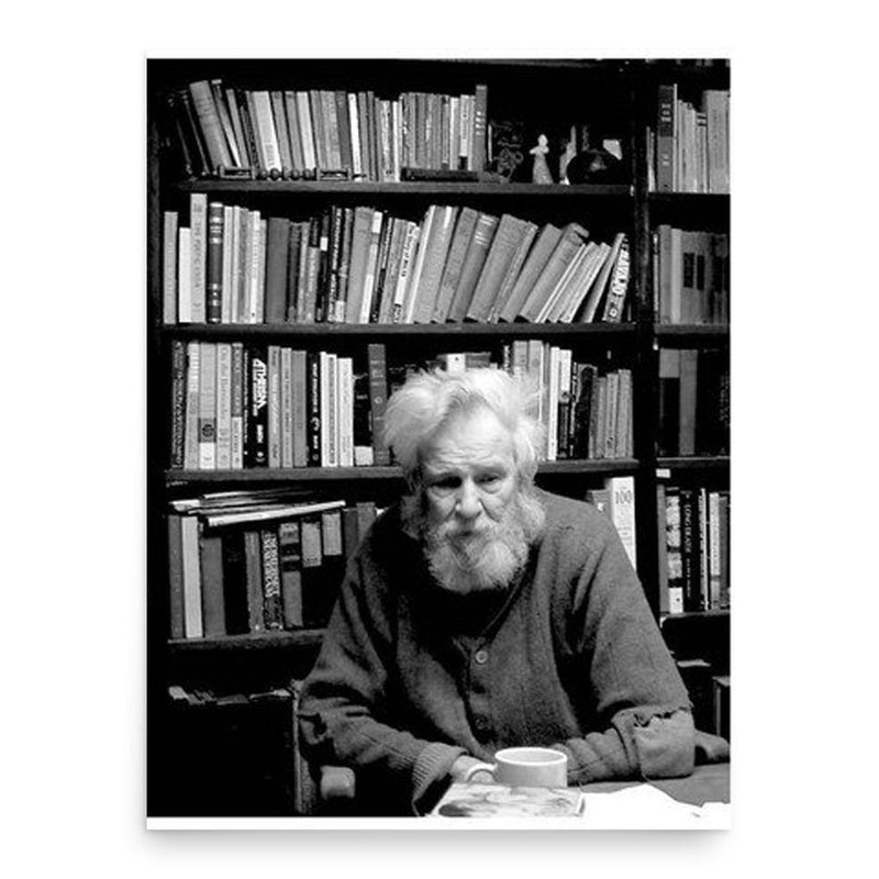 Einar Ragnarsson Kvaran poster print, in size 18x24 inches.