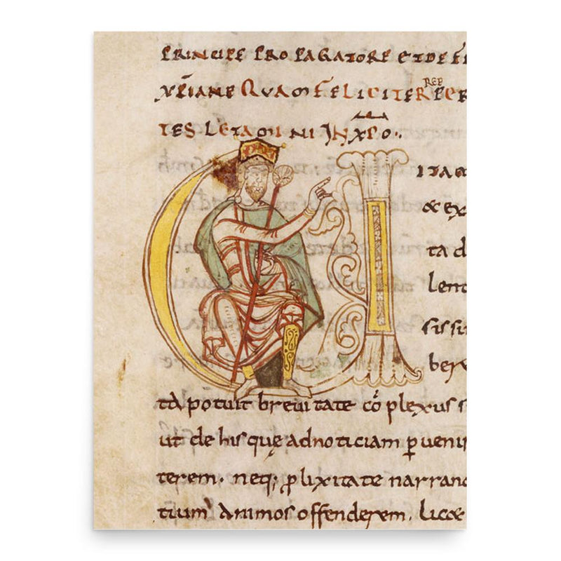 Einhard poster print, in size 18x24 inches.