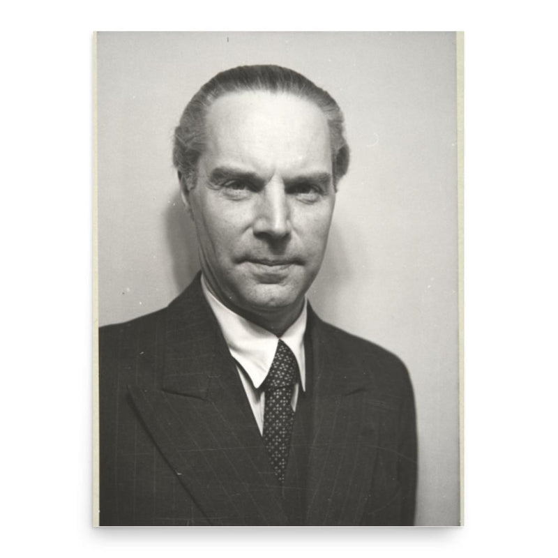 Eino Kaila poster print, in size 18x24 inches.