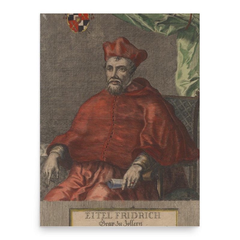 Eitel Frederick von Hohenzollern-Sigmaringen poster print, in size 18x24 inches.