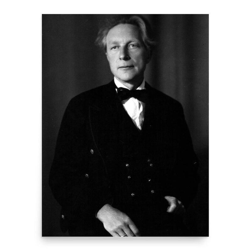 Eivind Groven poster print, in size 18x24 inches.