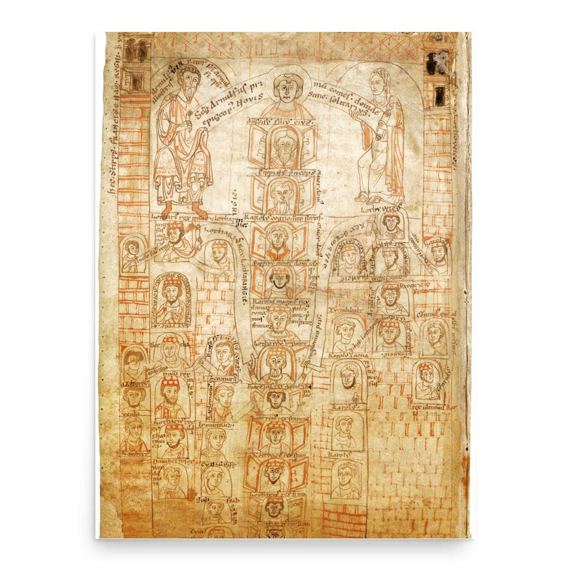 Ekkehard of Aura poster print, in size 18x24 inches.