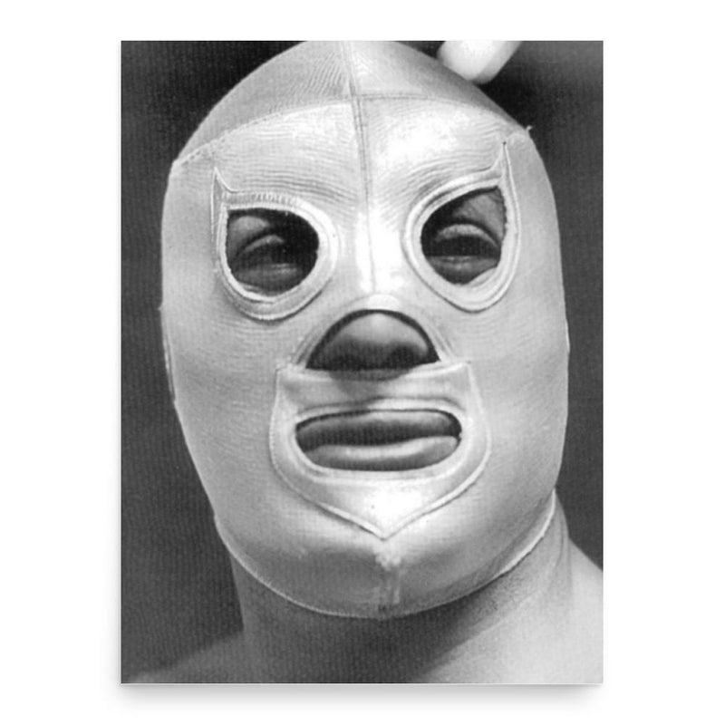 El Santo poster print, in size 18x24 inches.