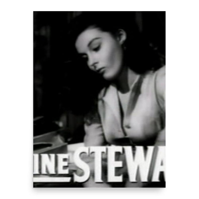 Elaine Stewart poster print, in size 18x24 inches.