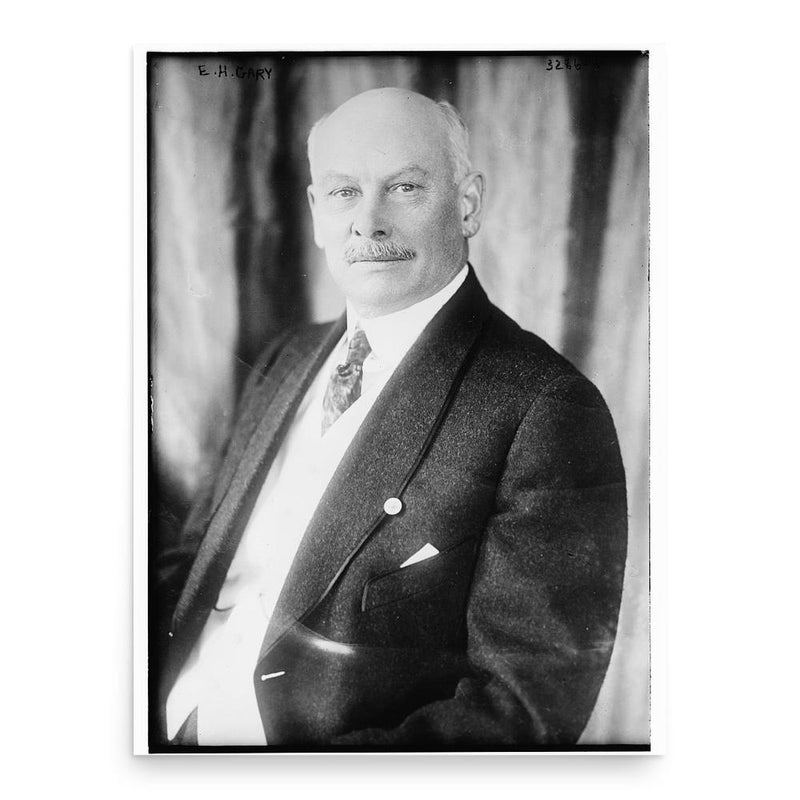 Elbert Henry Gary poster print, in size 18x24 inches.