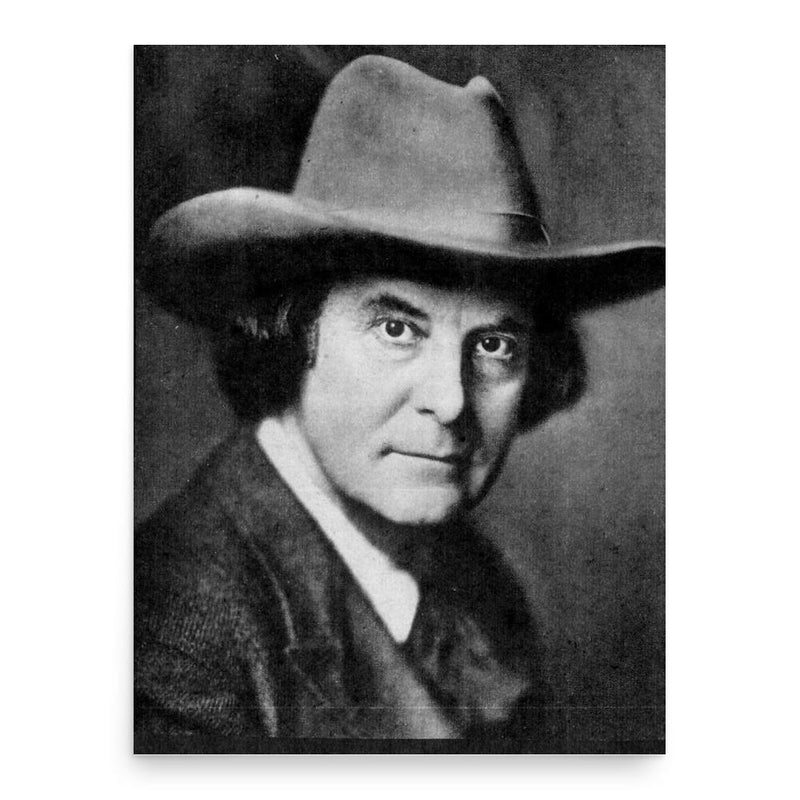 Elbert Hubbard poster print, in size 18x24 inches.