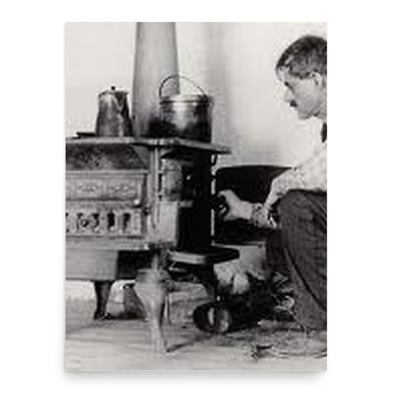 Elbridge Ayer Burbank poster print, in size 18x24 inches.