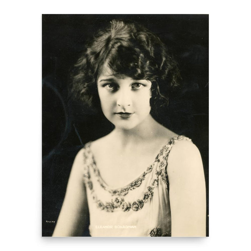 Eleanor Boardman poster print, in size 18x24 inches.