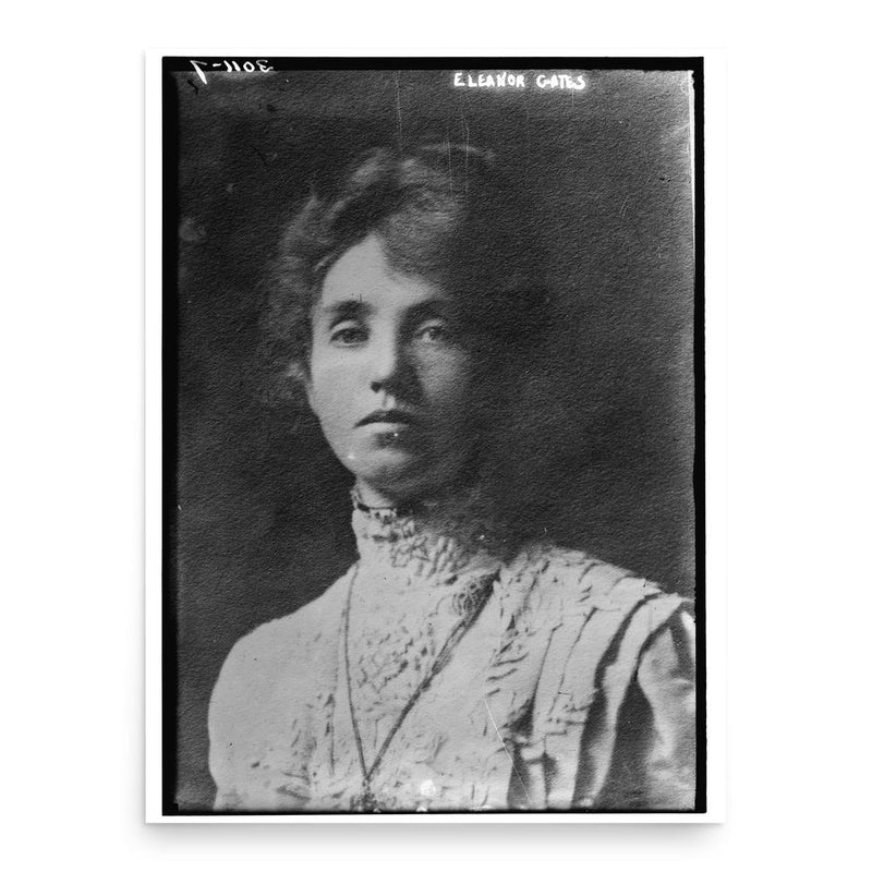 Eleanor Gates poster print, in size 18x24 inches.