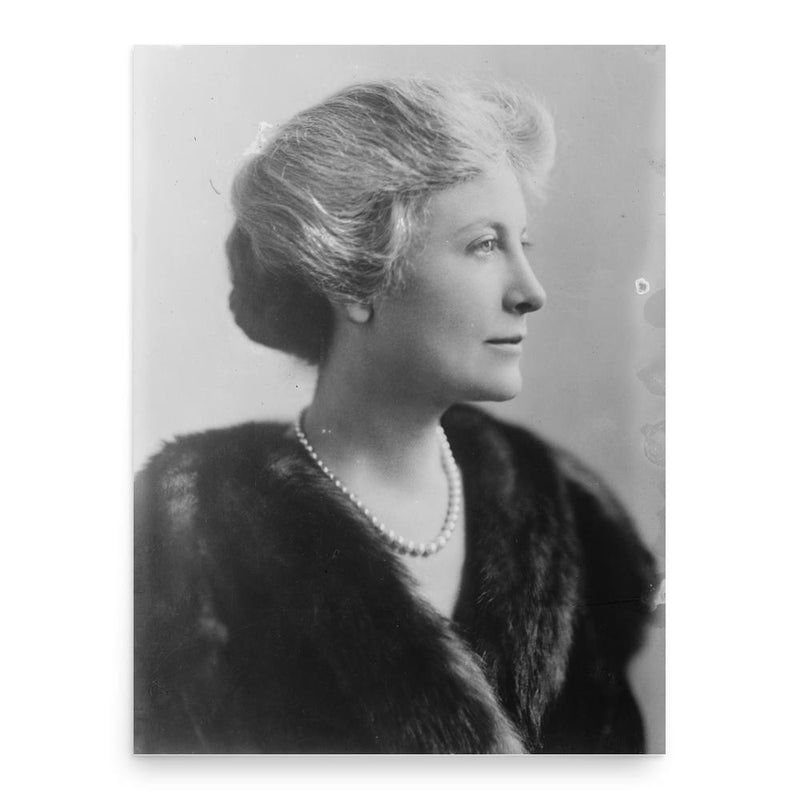 Eleanor Robson Belmont poster print, in size 18x24 inches.