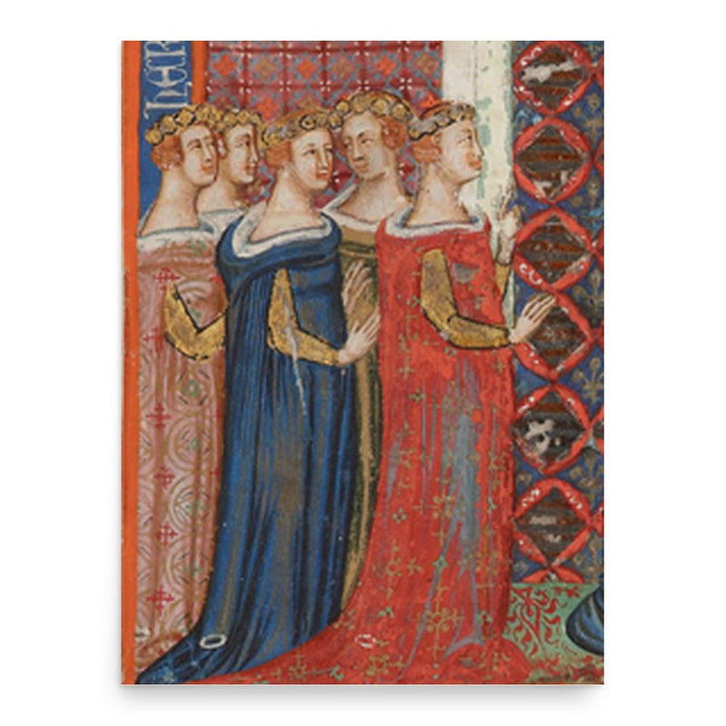Eleanor of Anjou poster print, in size 18x24 inches.