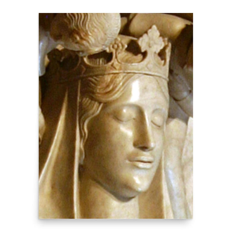Eleanor of Sicily poster print, in size 18x24 inches.