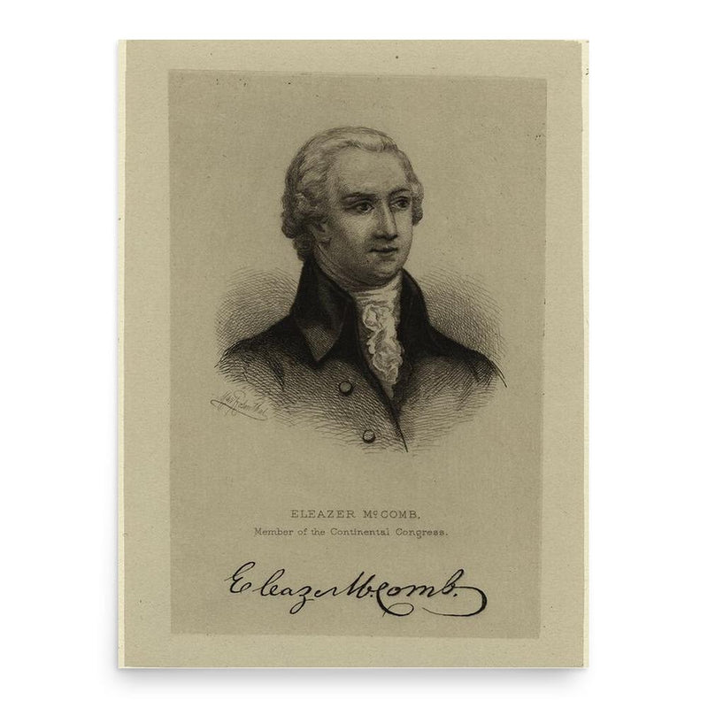 Eleazer McComb poster print, in size 18x24 inches.