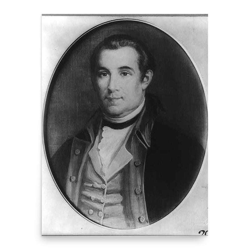 Eleazer Oswald poster print, in size 18x24 inches.