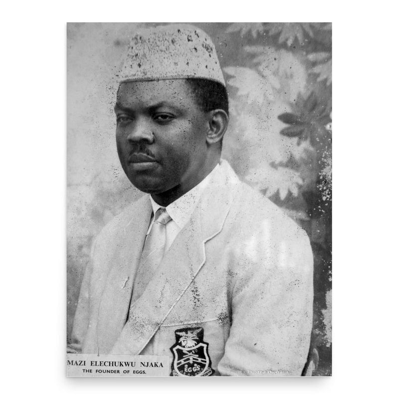 Elechukwu Njaka poster print, in size 18x24 inches.