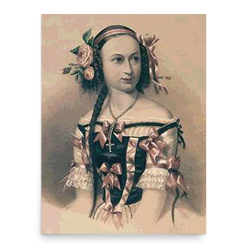 Elena Andreianova poster print, in size 18x24 inches.