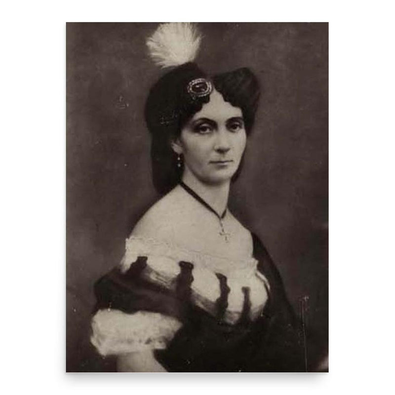 Elena Cuza poster print, in size 18x24 inches.