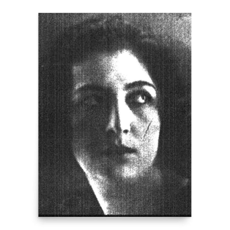 Elena Sangro poster print, in size 18x24 inches.