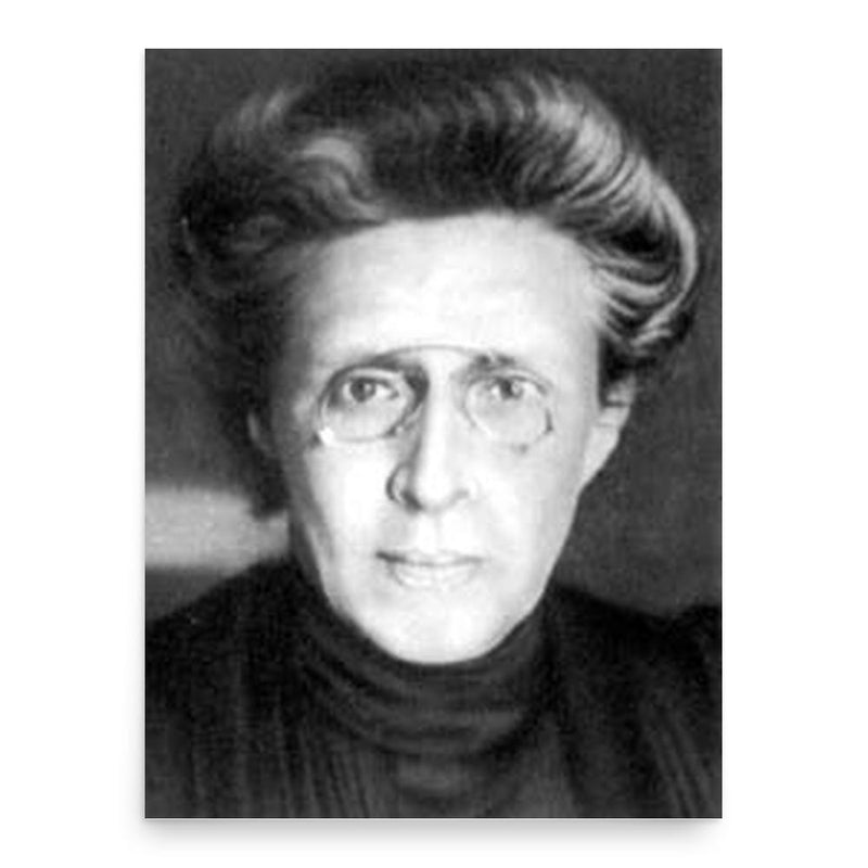 Elena Stasova poster print, in size 18x24 inches.